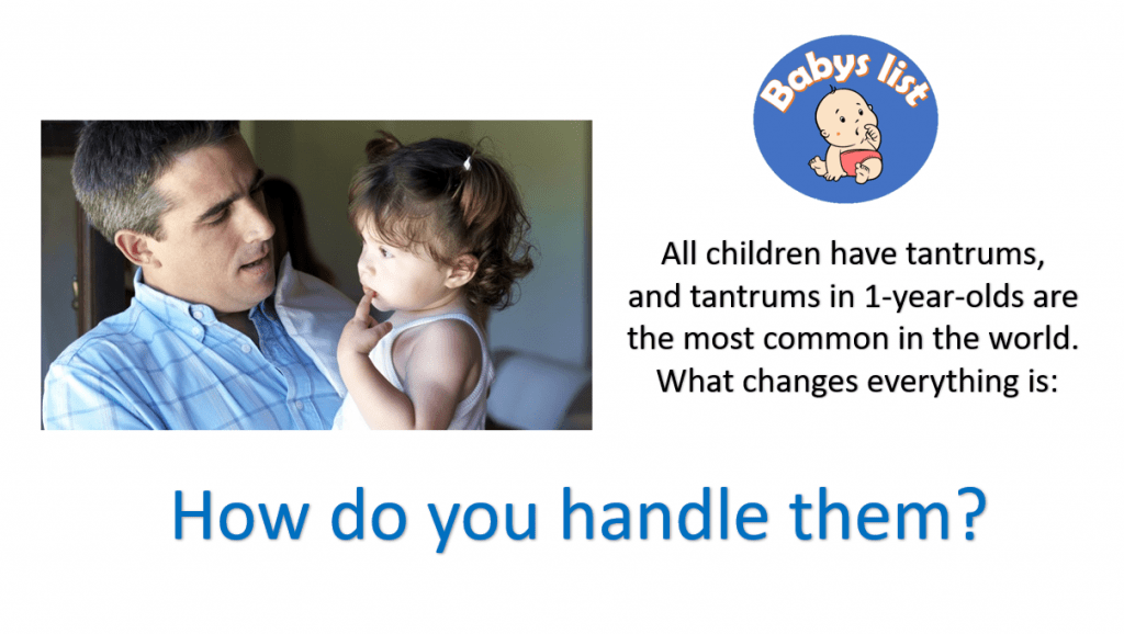 Babys and tantrums