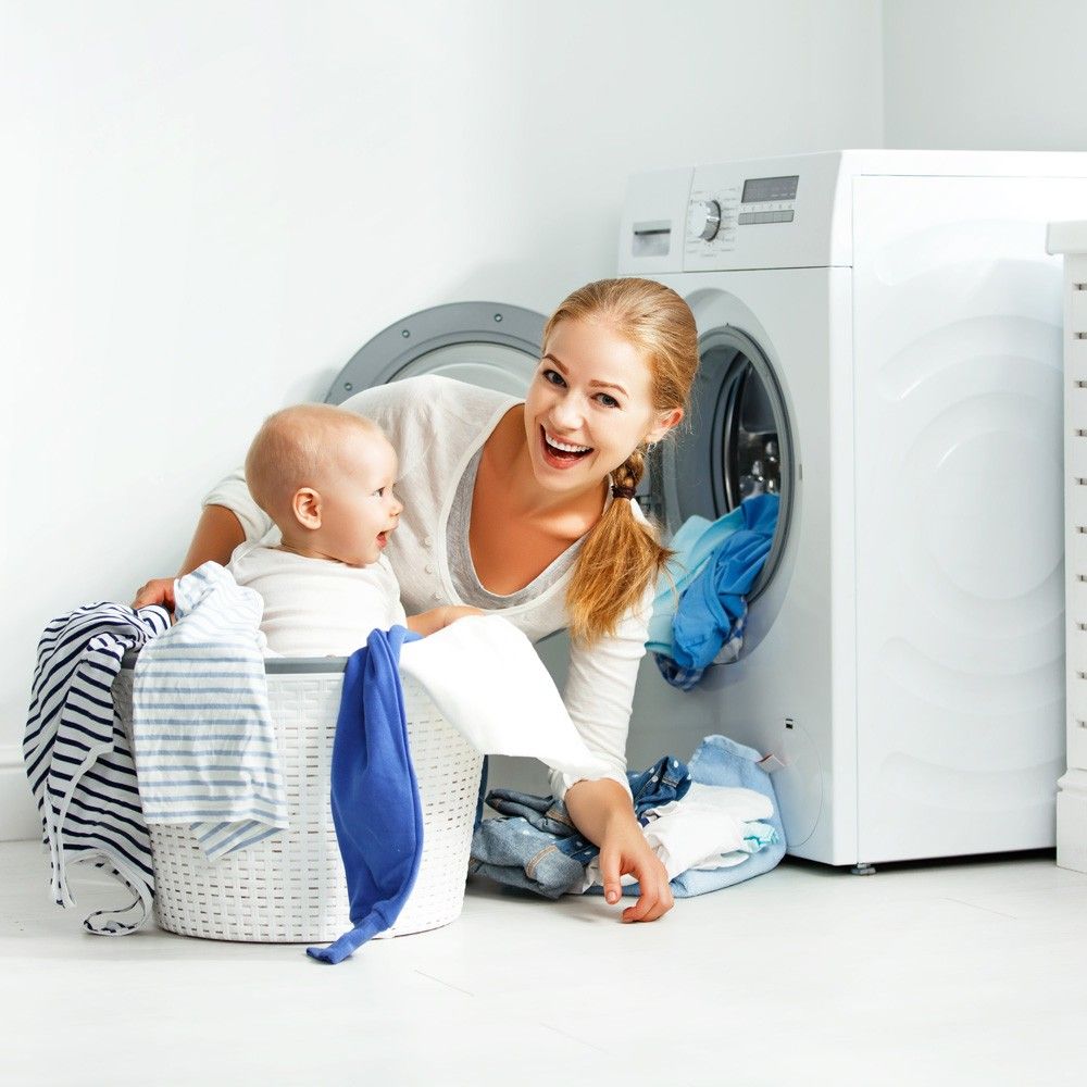 wash baby clothes